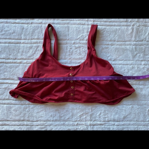 Zinke red bikini top large - Picture 2 of 7